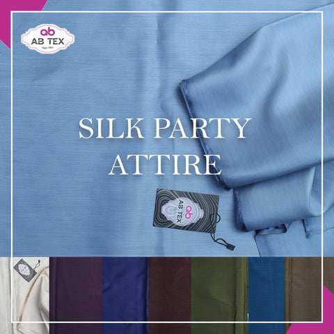 Satin Party Attire (Silk)