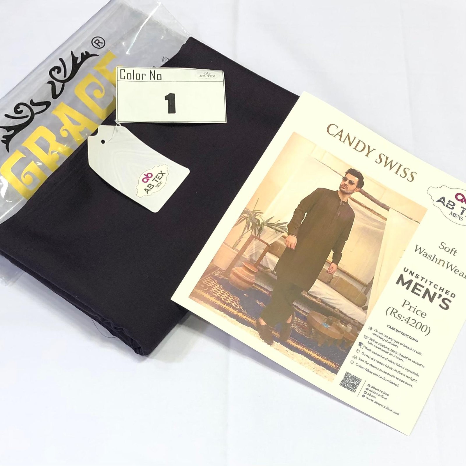 Candy Swiss Wash n Wear Premium Texture Fabric - Image 2