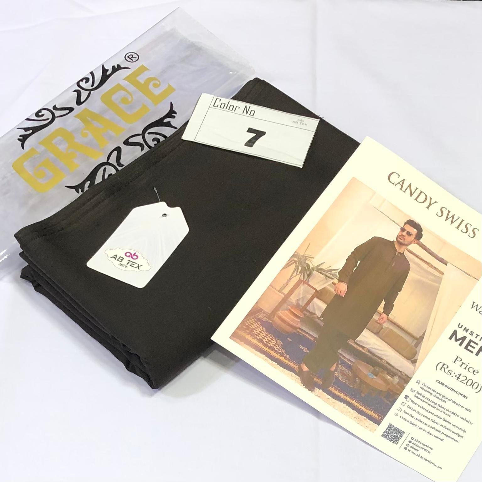 Candy Swiss Wash n Wear Premium Texture Fabric - Image 8