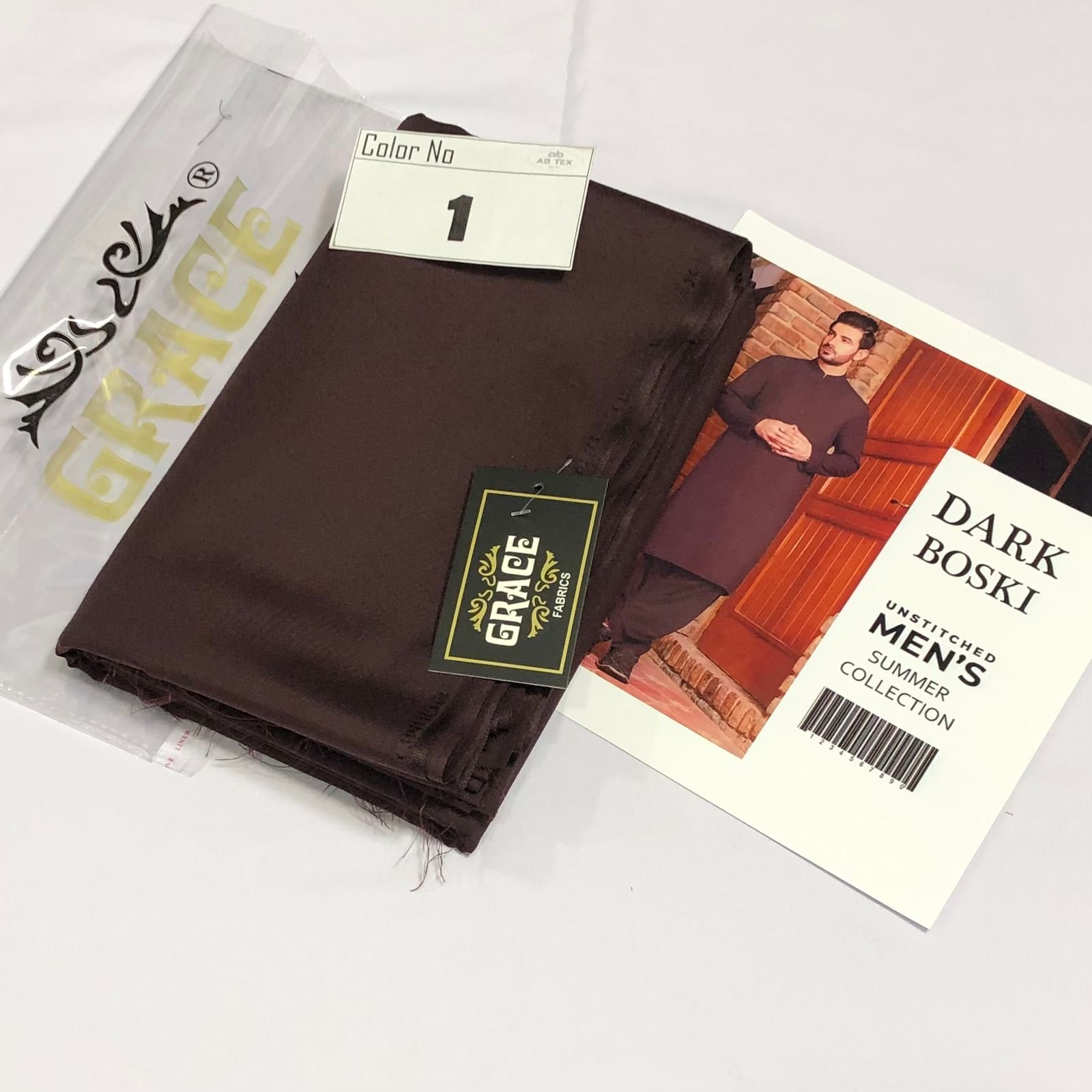 Dark Boski Wash n Wear Men’s Classic Fabric | AB Tex - Image 2