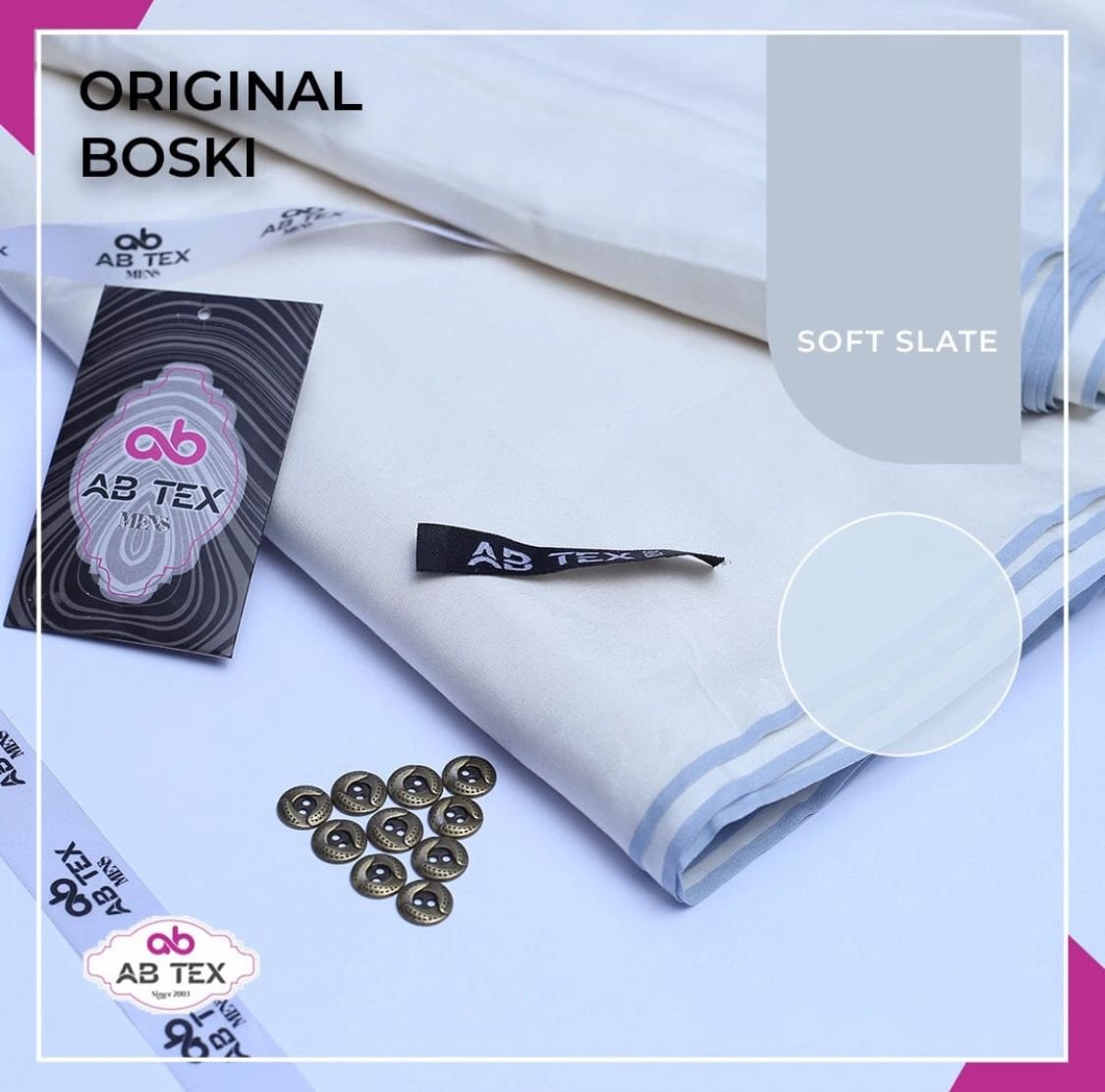 AB Tex Premium Boski Fabric |  Classic Men’s Wear for All Seasons