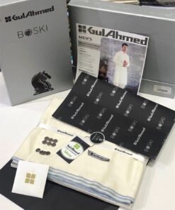 Gul Ahmed Boski Fabric, Unstitched Men’s Wear
