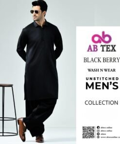 Black Berry Wash n Wear Fabric | Men’s Trendy Wear 2025