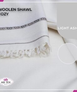 Men’s Winter Shawl | Original Lamb Wool Fabric by AB Tex