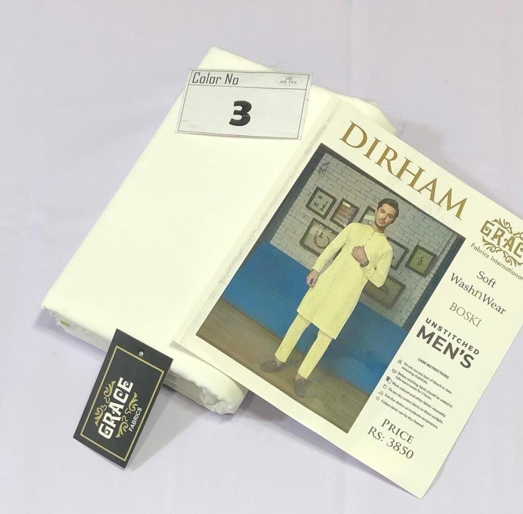 Dirham Boski Wash n Wear Stylish Men’s Fabric by AB Tex - Image 4