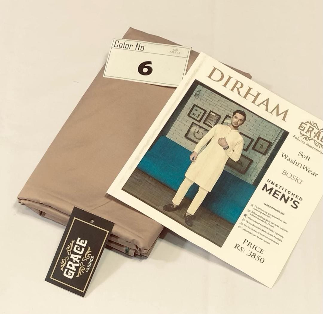 Dirham Boski Wash n Wear Stylish Men’s Fabric by AB Tex - Image 7