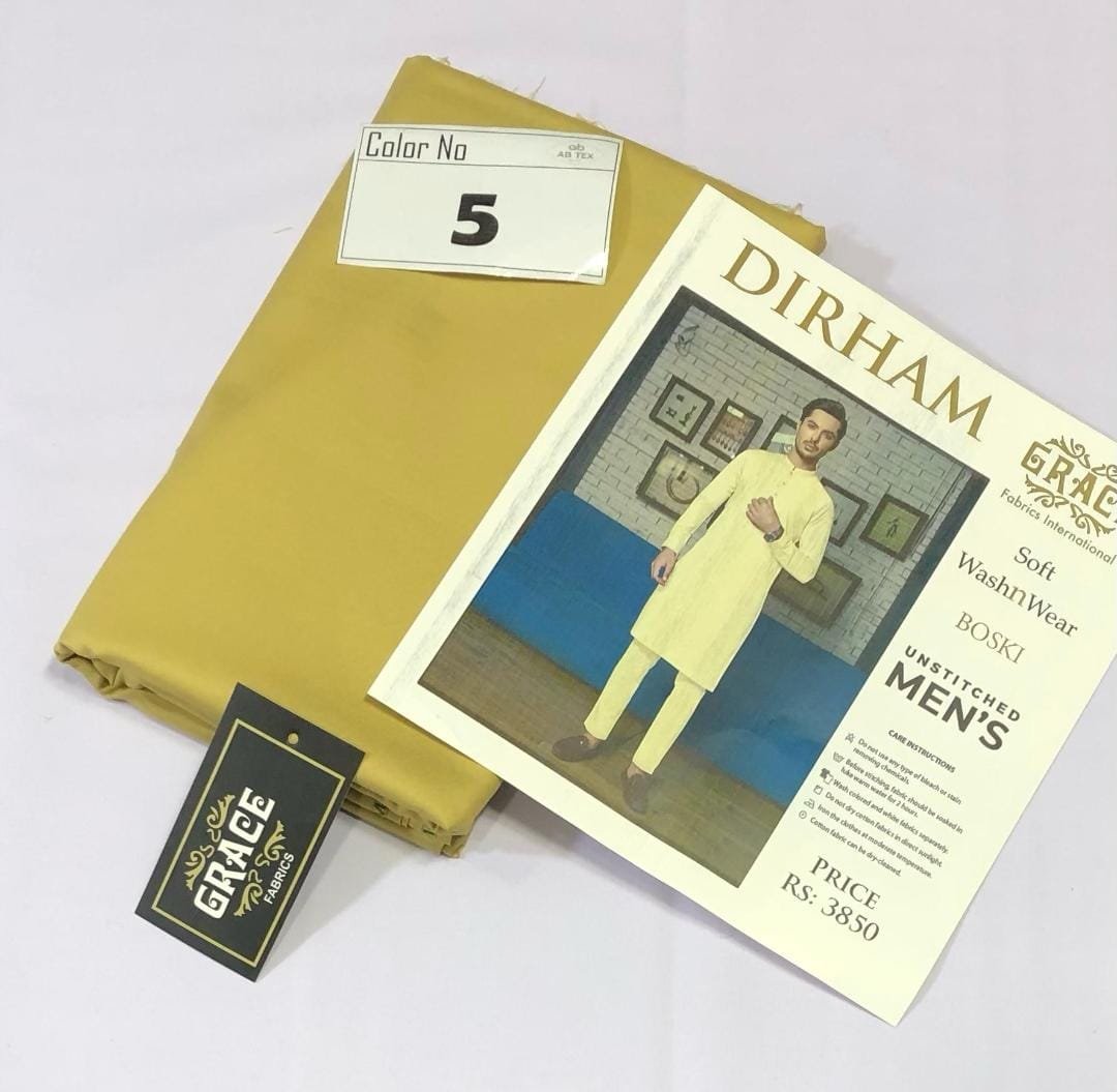 Dirham Boski Wash n Wear Stylish Men’s Fabric by AB Tex - Image 6