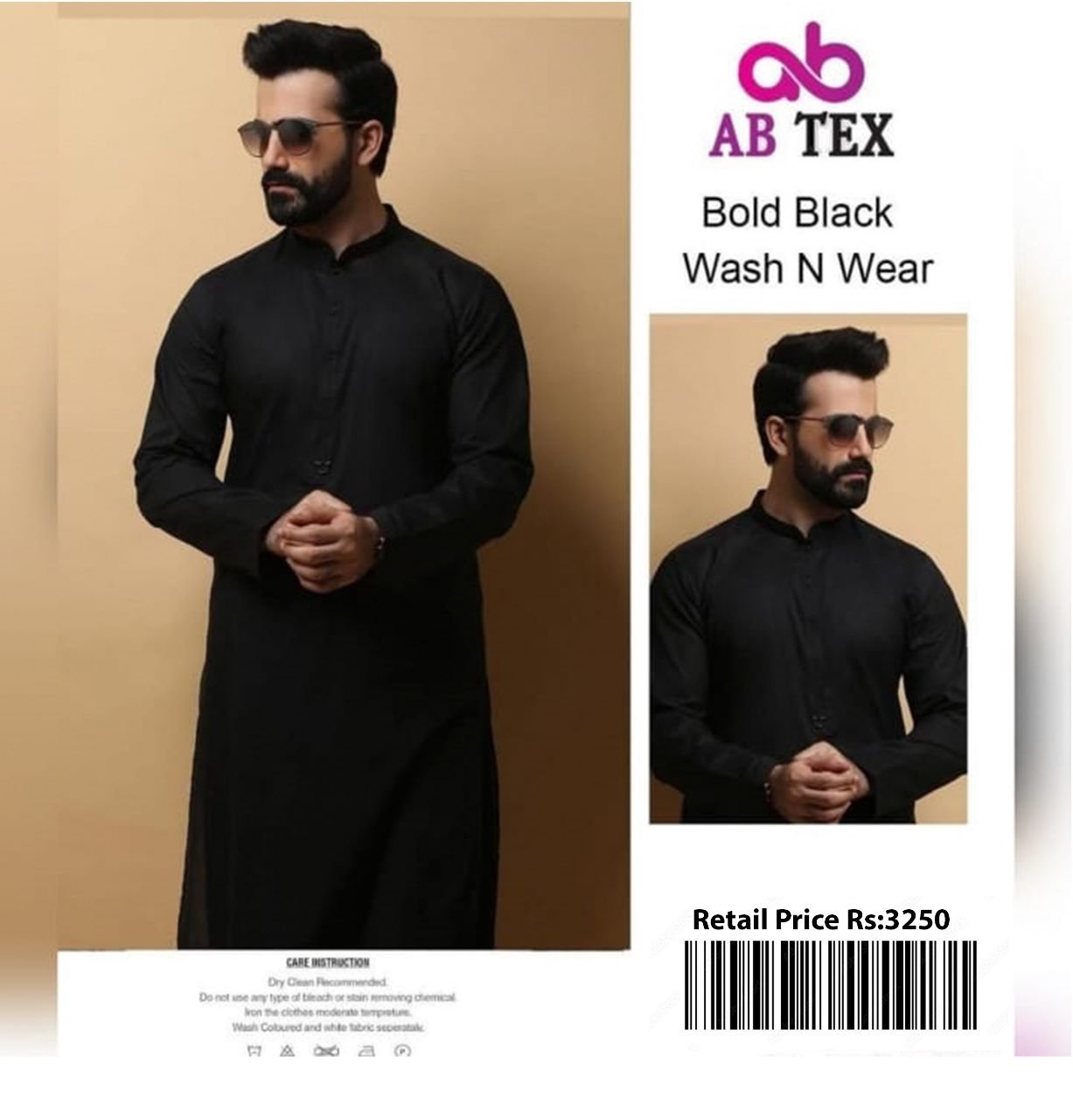 A Plus Boski Black Soft Fabric for Men