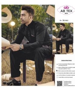 A Plus Boski Black Soft Fabric for Men