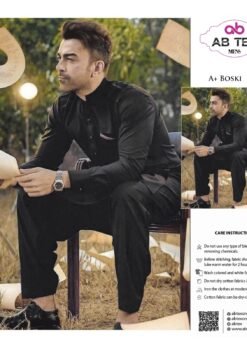 A Plus Boski Black Soft Fabric for Men
