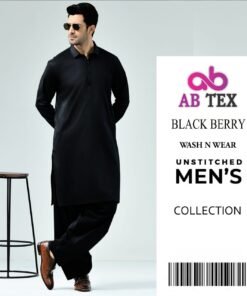 Black Berry Wash n Wear Fabric | Men’s Trendy Wear 2025