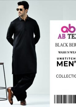 Black Berry Wash n Wear Fabric | Men’s Trendy Wear