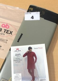 AB Tex unstitched wash and wear fabric for men in shade 01