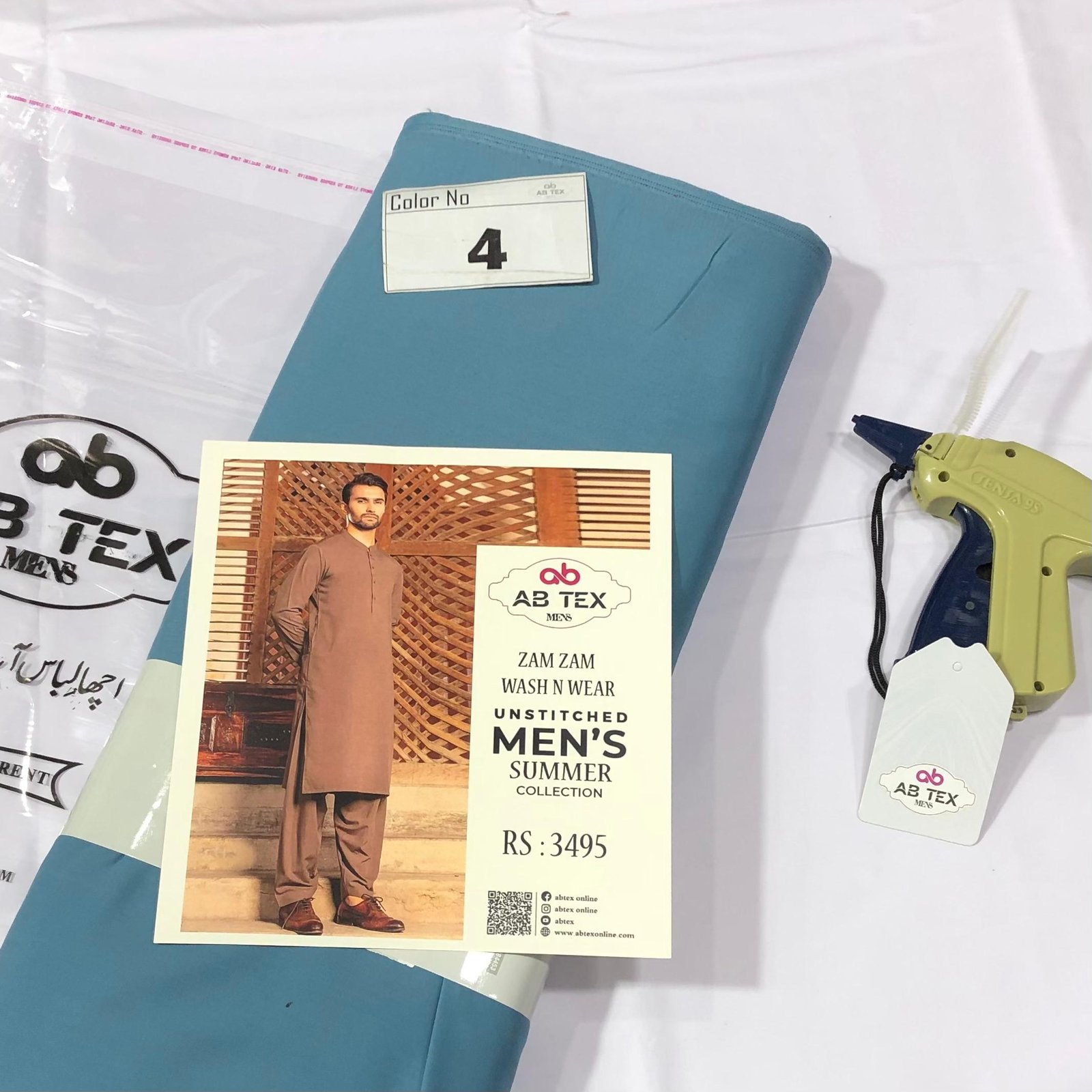 Buy Zam Zam Wash n Wear Fine Quality Fabric for Men Online - Image 5