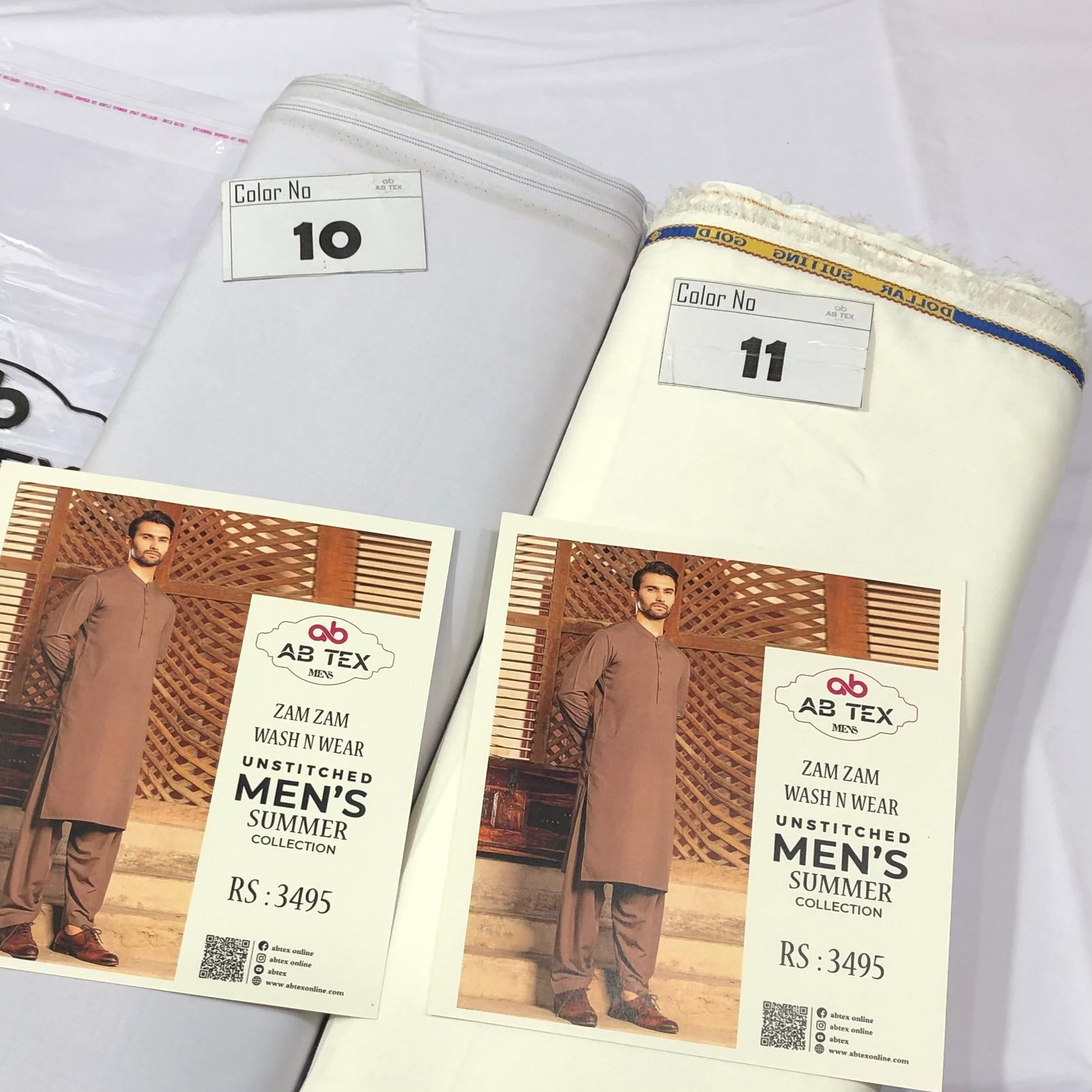 Buy Zam Zam Wash n Wear Fine Quality Fabric for Men Online - Image 10