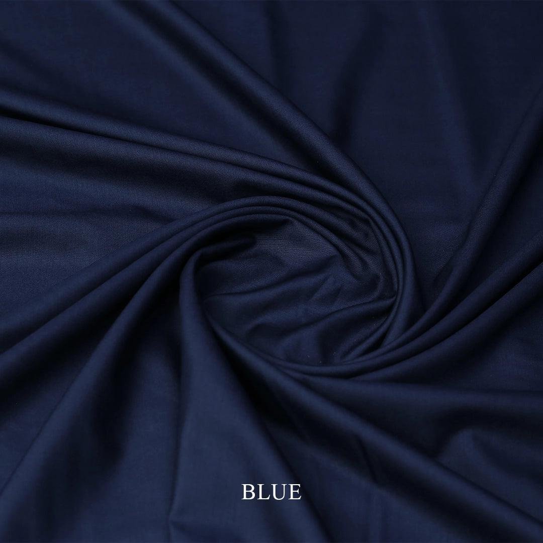 A+ Boski Blue Fabric | Smooth & Wrinkle-Free Fabric for Men - Image 2