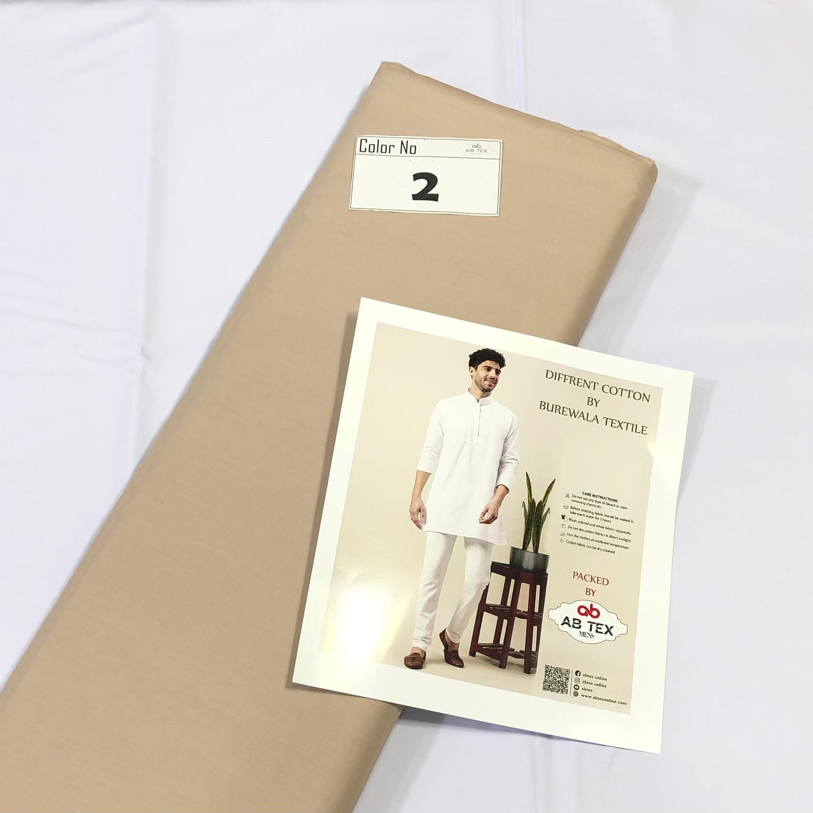 Burewala Soft Different Cotton Premium Unstitched Men Fabric - Image 3