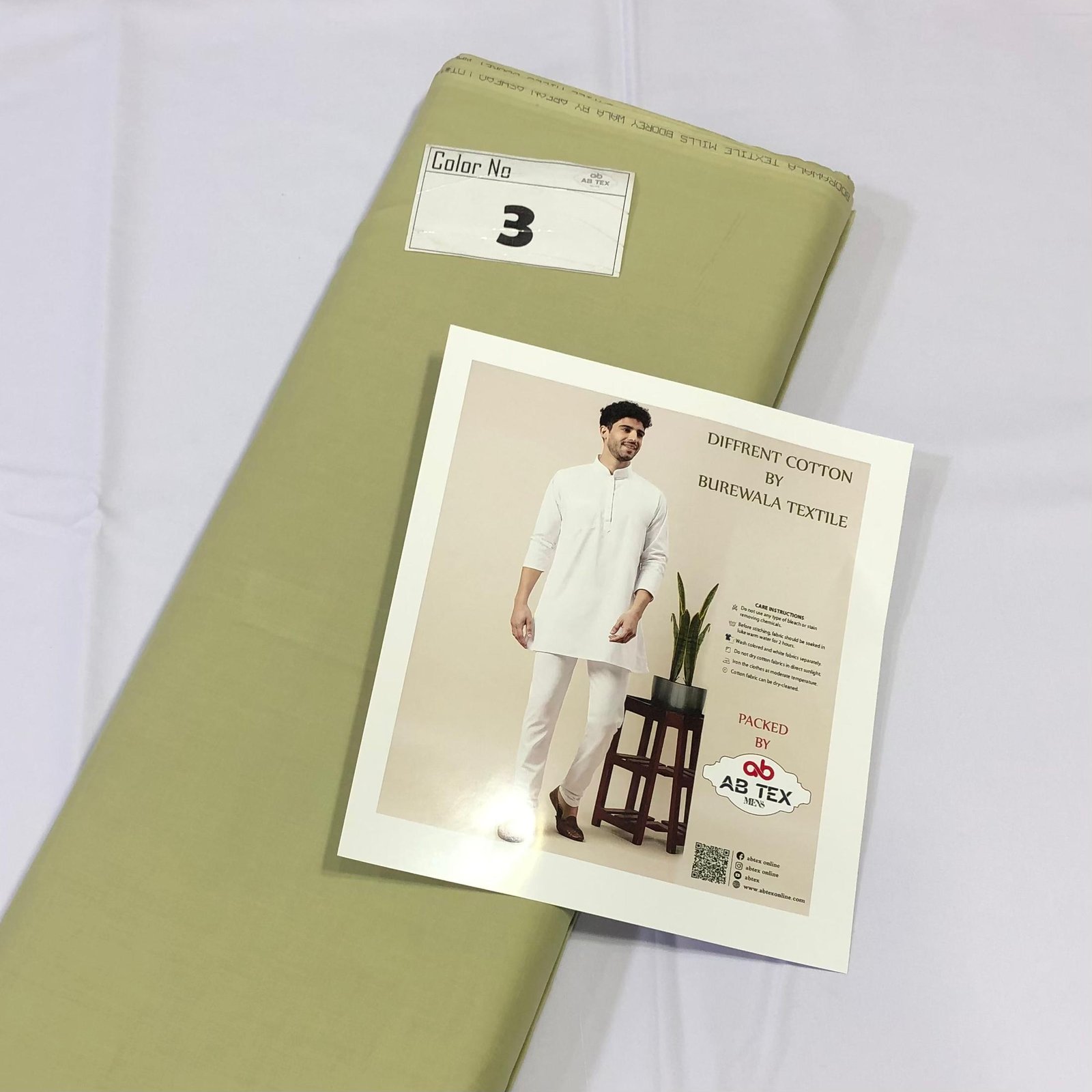 Burewala Soft Different Cotton Premium Unstitched Men Fabric - Image 4