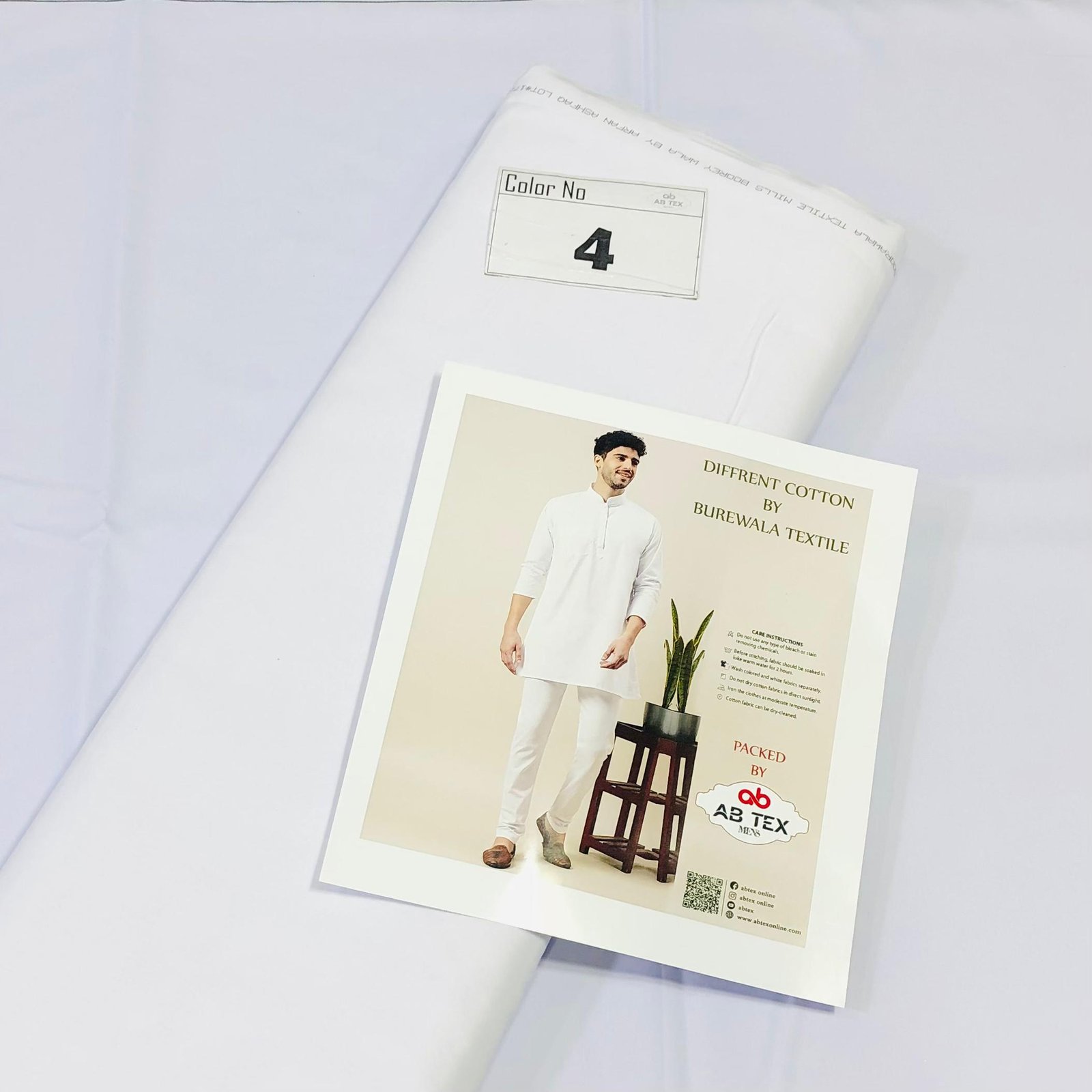 Burewala Soft Different Cotton Premium Unstitched Men Fabric - Image 5