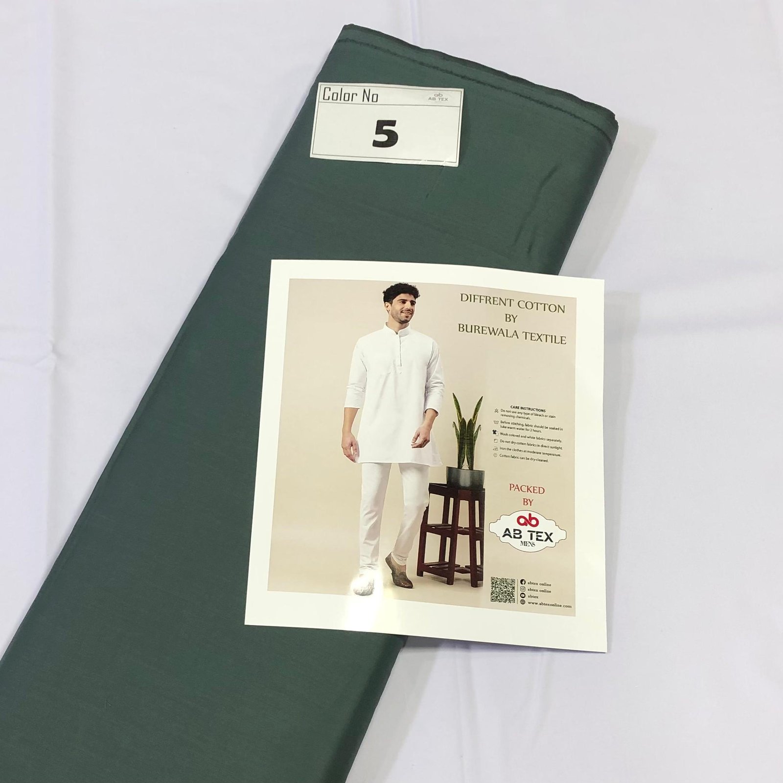 Burewala Soft Different Cotton Premium Unstitched Men Fabric - Image 6