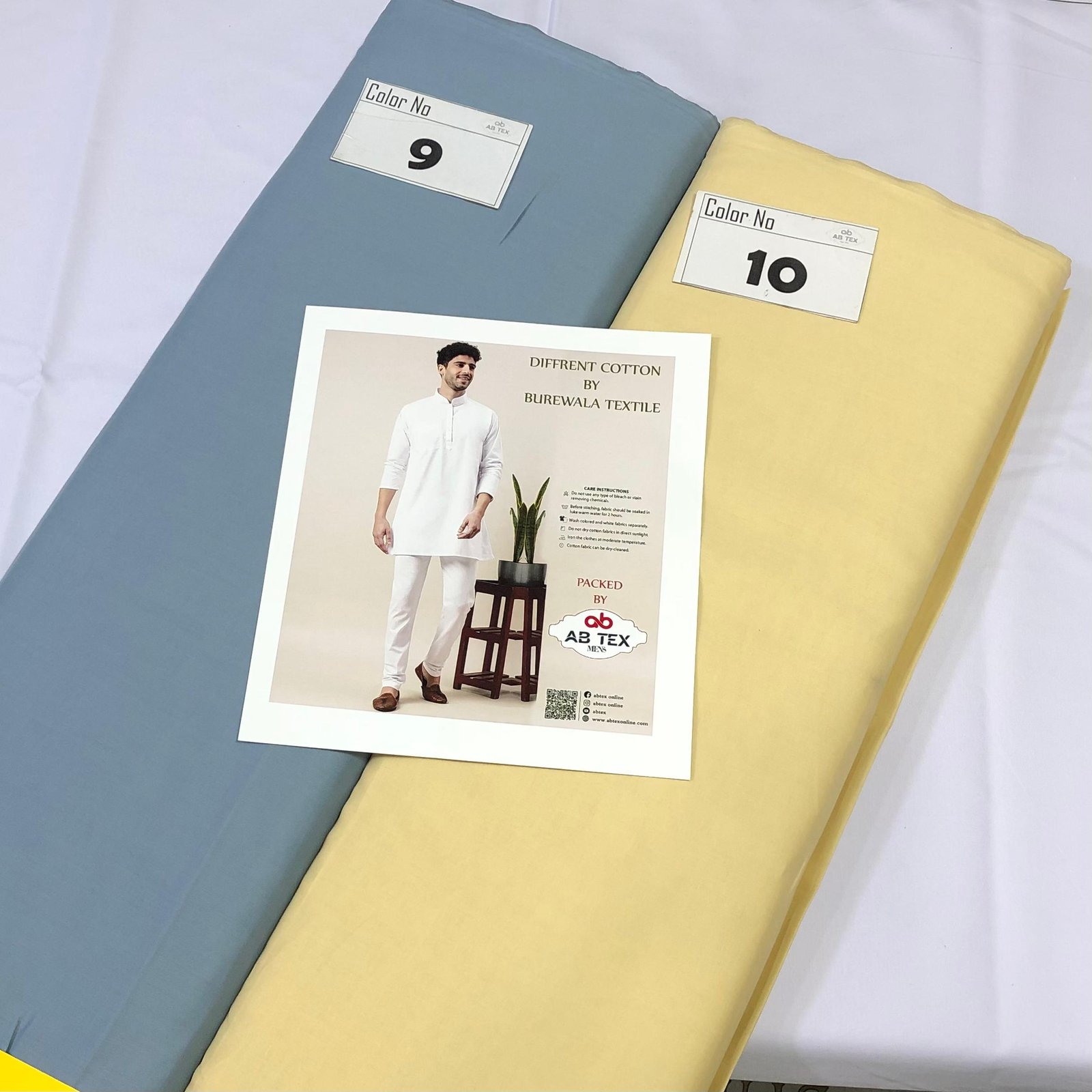 Burewala Soft Different Cotton Premium Unstitched Men Fabric - Image 10