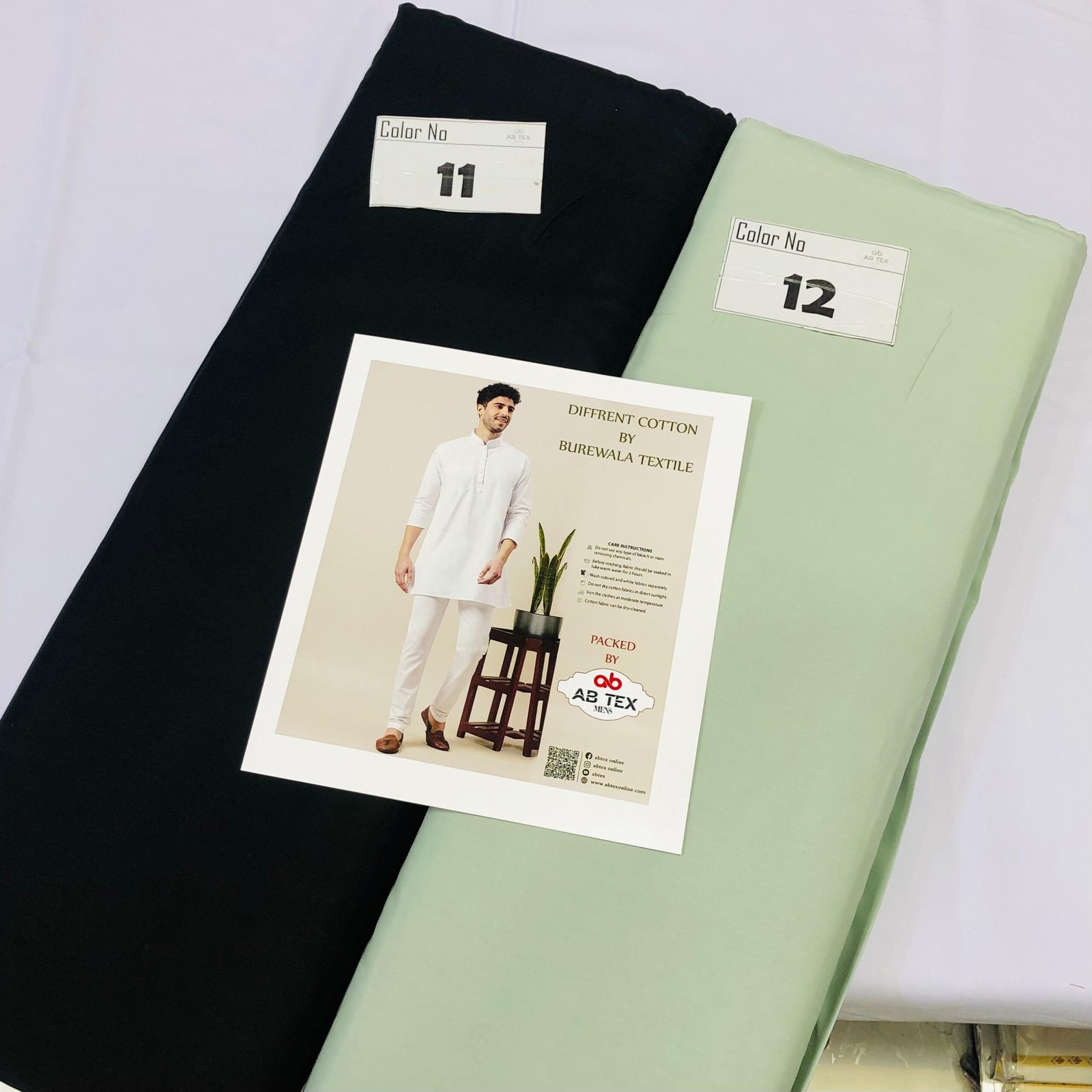 Burewala Soft Different Cotton Premium Unstitched Men Fabric - Image 11