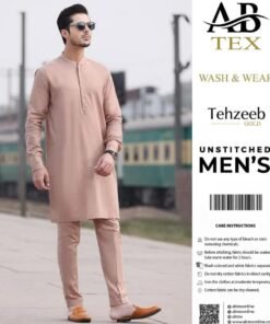 Tehzeeb Wash n Wear Premium Soft Finish Unstitched Fabric for Men