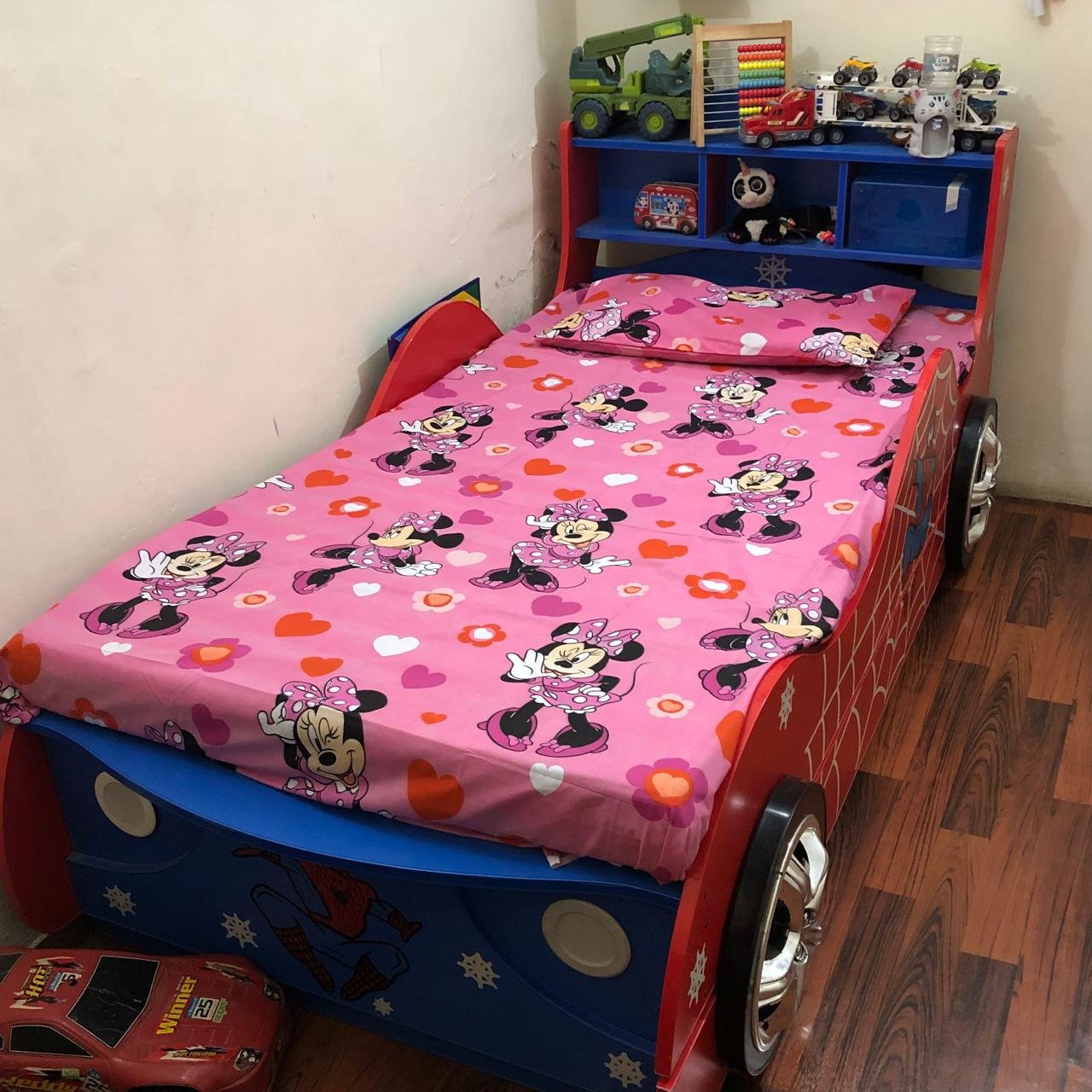 Kids Cartoon Cotton Bed Sheet Colorful Children’s Bedding - Image 3