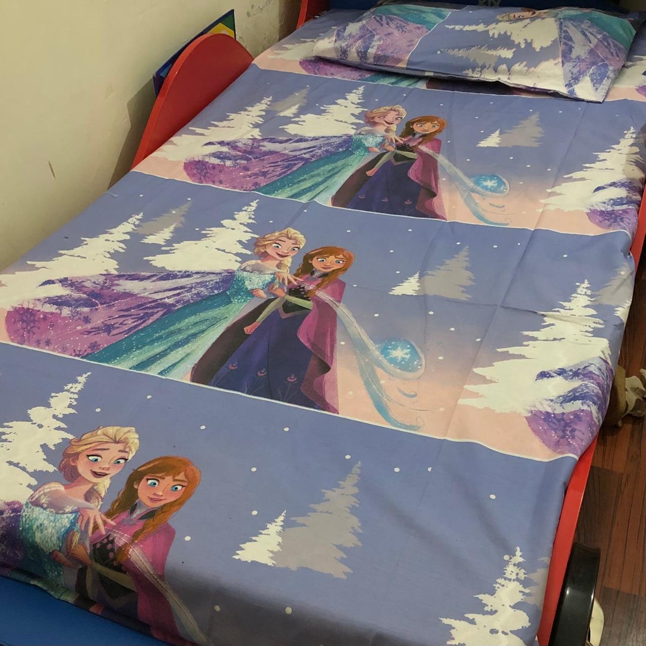 Kids Cartoon Cotton Bed Sheet Colorful Children’s Bedding - Image 5