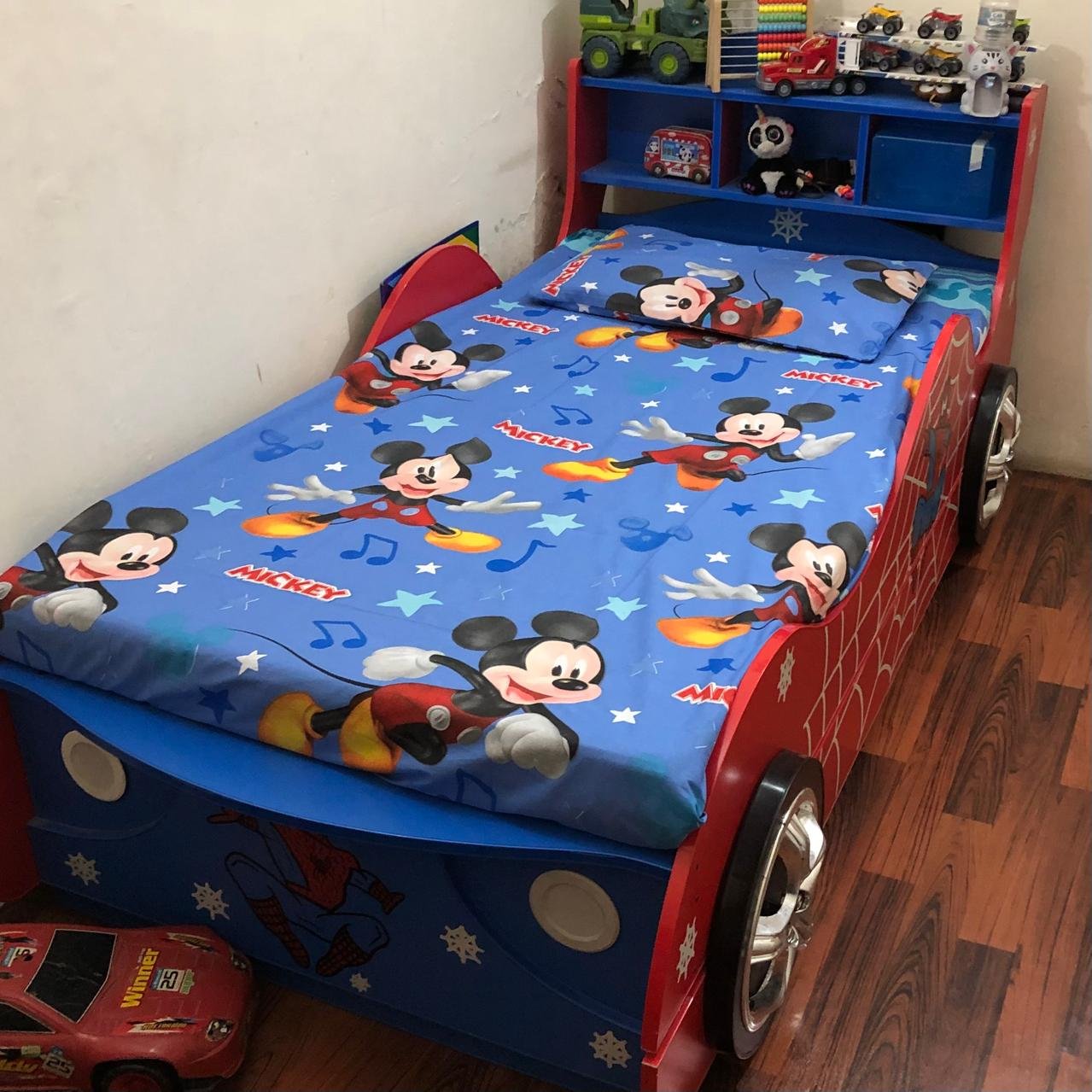 Kids Cartoon Cotton Bed Sheet Colorful Children’s Bedding