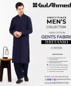 Gul Ahmed Giza Britanio Soft Premium Cotton Men Fabric