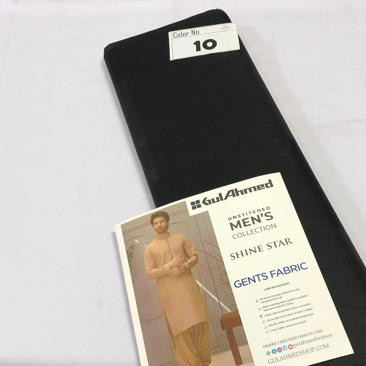 Shine Star Gul Chamak Cotton Premium Soft Men Unstitched Fabric - Image 10