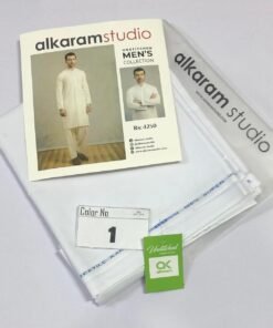 Al Karam Fine Cotton Premium Soft Men Unstitched Fabric