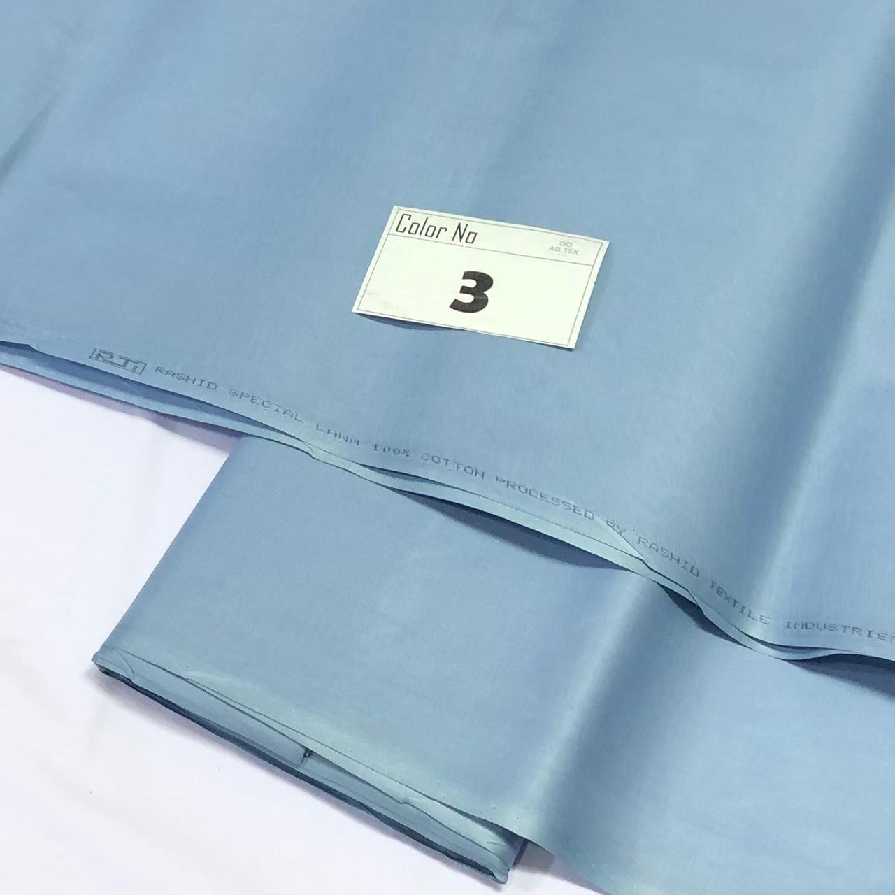 Rasheed Lawn Premium Soft Unstitched Men Fabric - Image 3