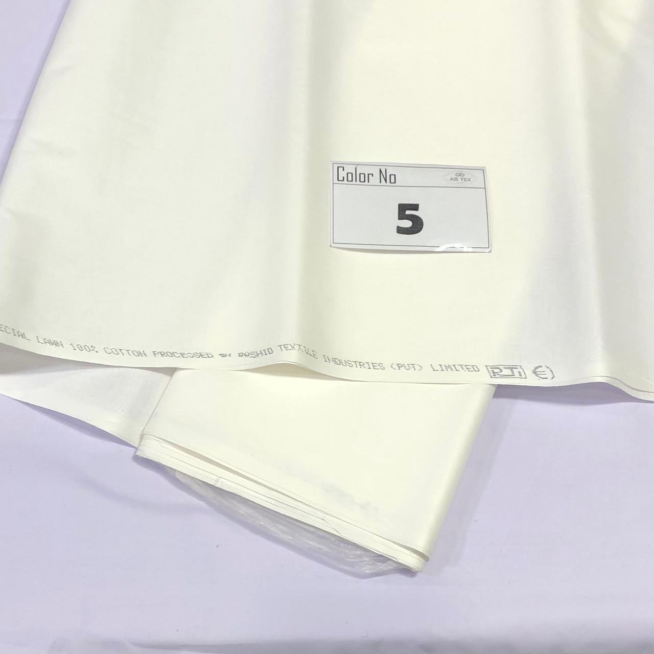 Rasheed Lawn Premium Soft Unstitched Men Fabric - Image 5