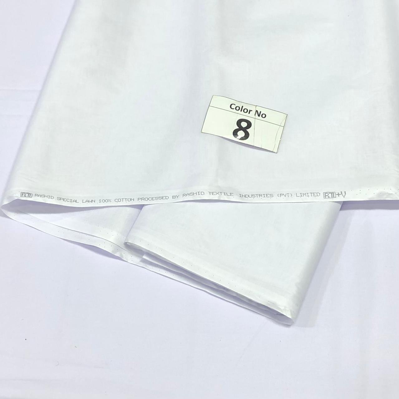 Rasheed Lawn Premium Soft Unstitched Men Fabric - Image 8