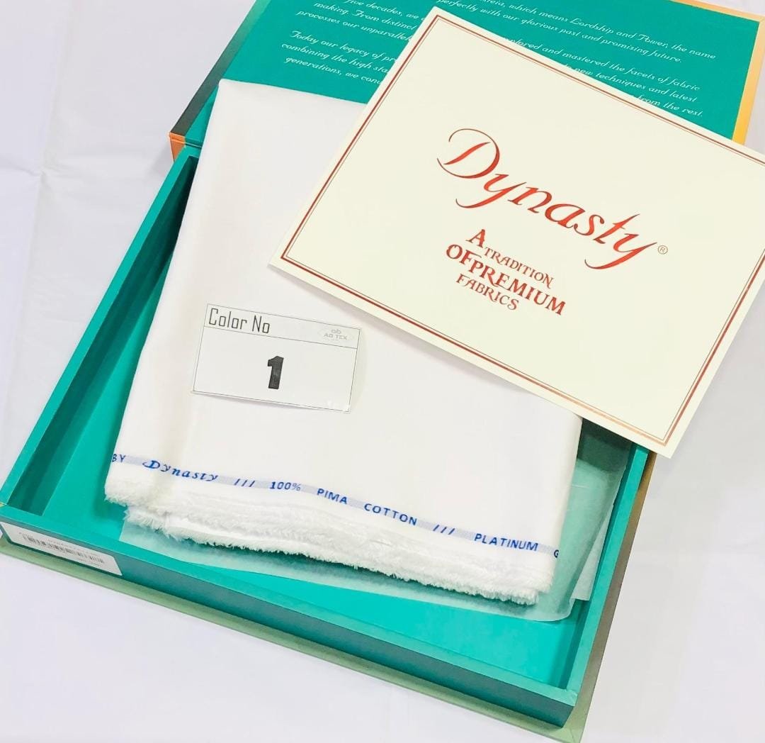 Pima Dynasty Soft Cotton Premium Quality Luxury Fabric for Men